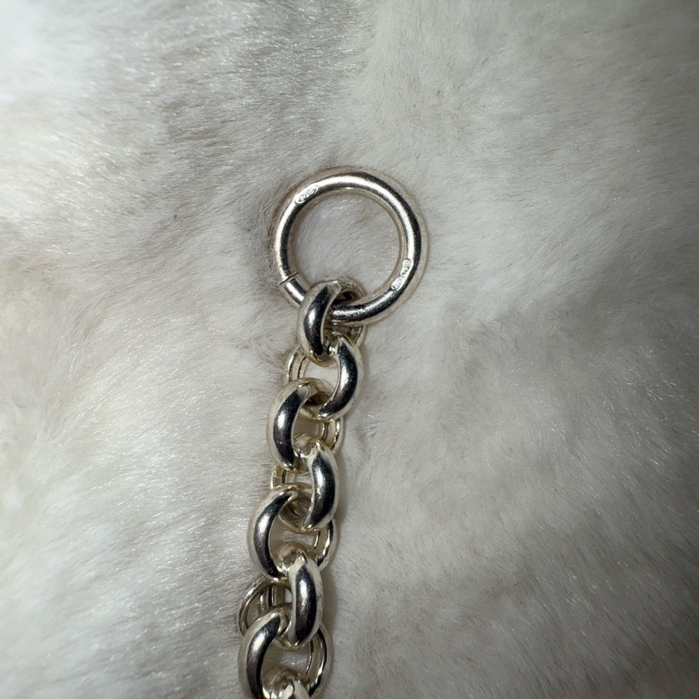 “OTC Signed” 925 Italy Marked Rolo Toggle Bracelet “ - Picture 9 of 17